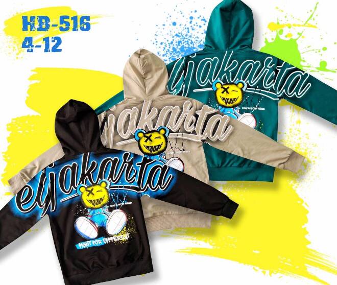 Bluza chłopięca HB-516 Mix KOLOR 4-12 1