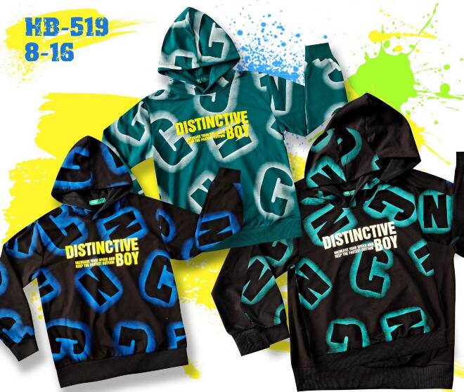 Bluza chłopięca HB-519 Mix KOLOR  8-16