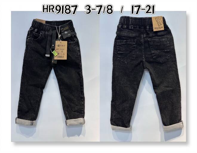 Jeansy chłopięce HR9187 1 kolor 3-8 1