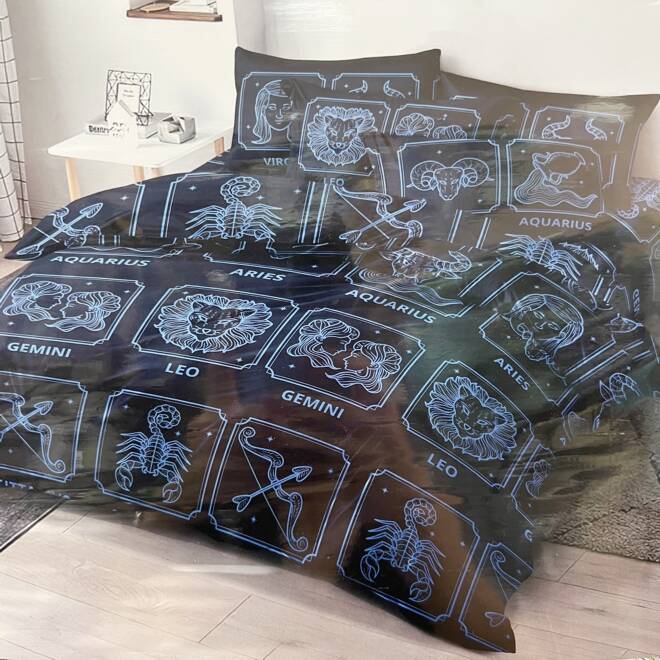 Komplet pościel 3 części E3427 1 Kolor  220 x200