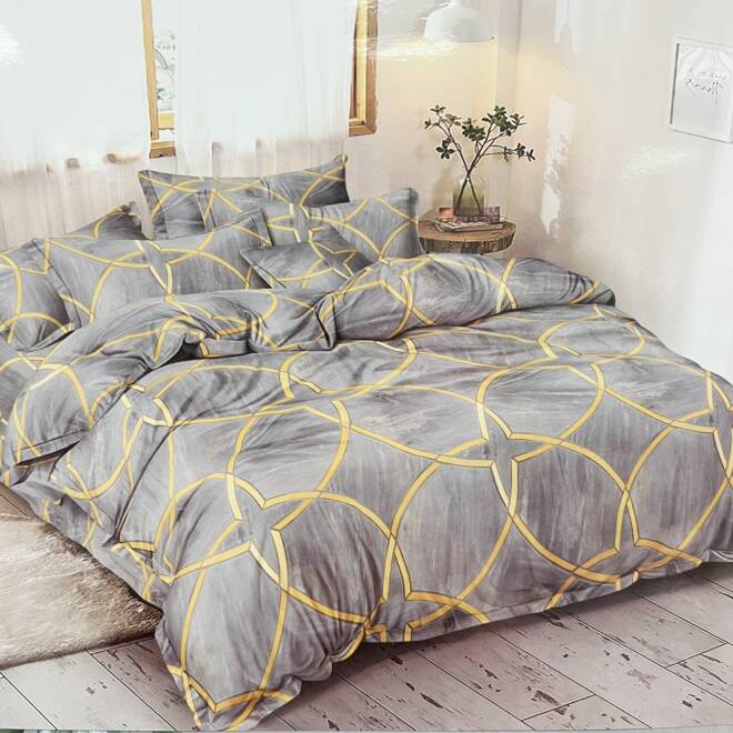 Komplet pościel 3 części E3429 1 Kolor  220 x200