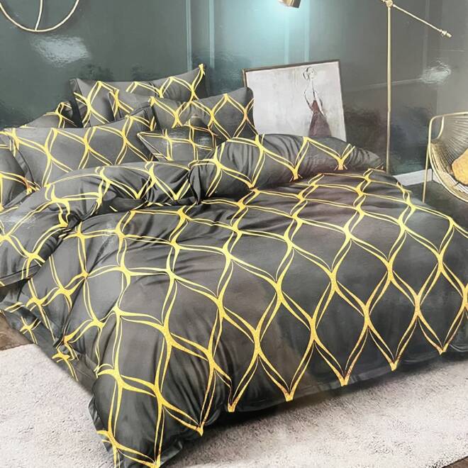 Komplet pościel 3 części E3430 1 Kolor  220 x200