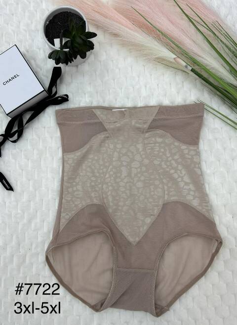 Majtki modelujące damskie 7722 1 kolor 3XL-5XL