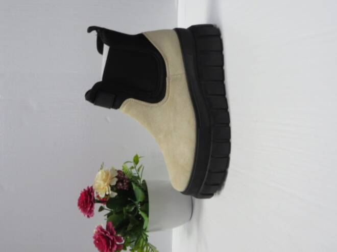 Botki Damskie W075 BEIGE 36-41