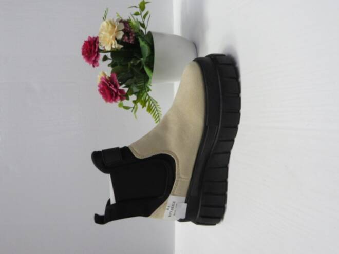 Botki Damskie W075 BEIGE 36-41 1