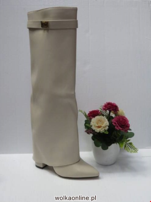 Kozaki Damskie LA-287 BEIGE 36-41