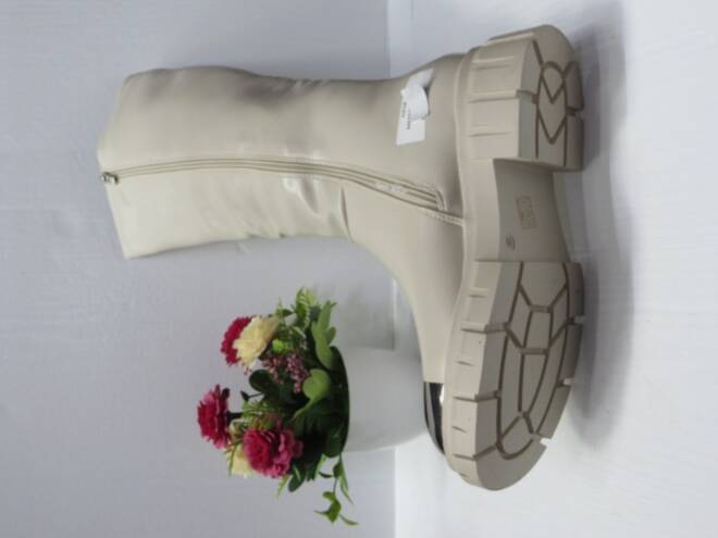 Kozaki Damskie 2023N27 BEIGE 36-41 2