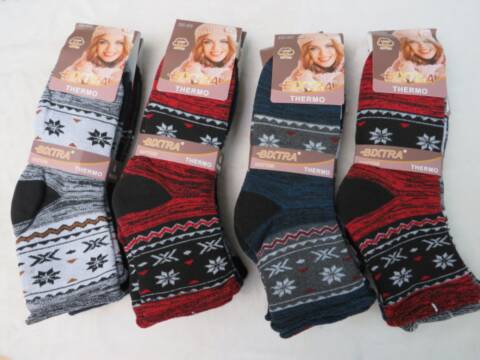 Skarpety Thermo damskie WH-20032-2 Mix kolor 35-42