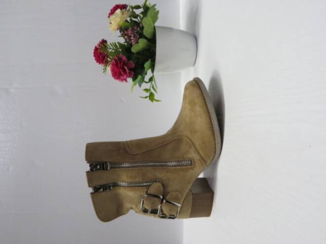 Botki Damskie A6110-63 KHAKI 36-41