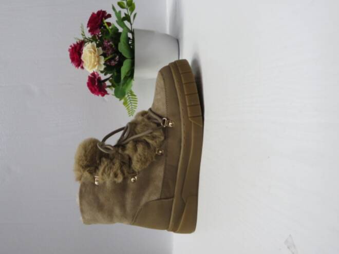 Botki Damskie F6325 KHAKI 36-41