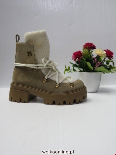 Botki Damskie 9521 KHAKI 36-41
