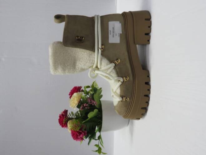 Botki Damskie 9521 KHAKI 36-41 1
