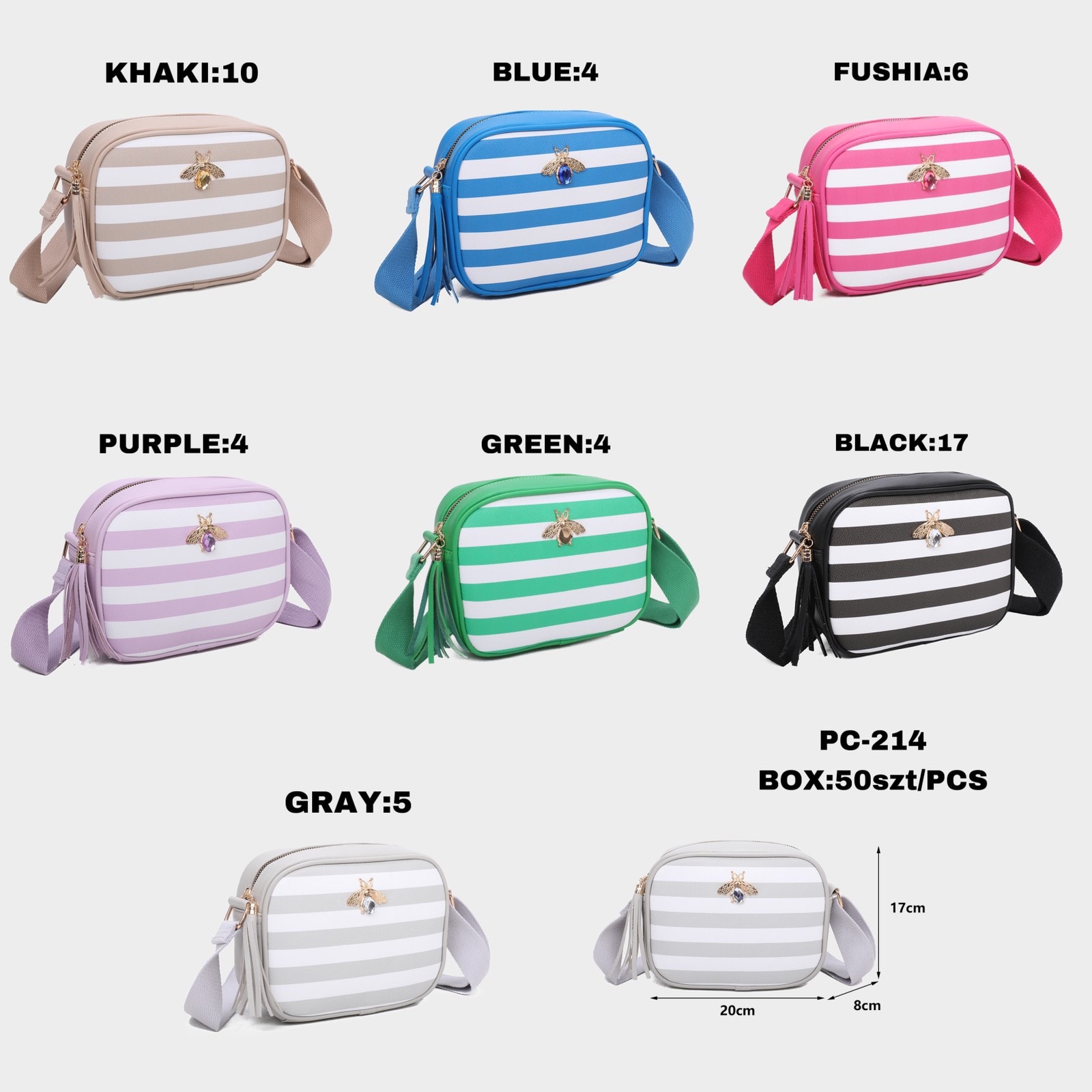 Torebka damskie PC-214 Mix KOLOR  Standard 1