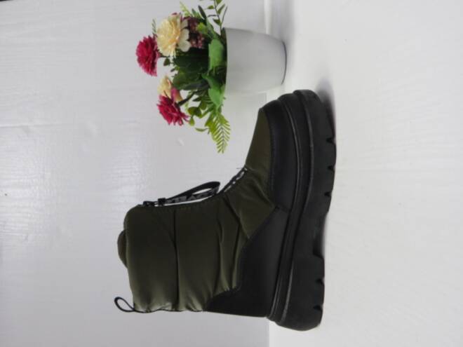  Botki Damskie 5707-11 BLACK/GREEN 36-41 1