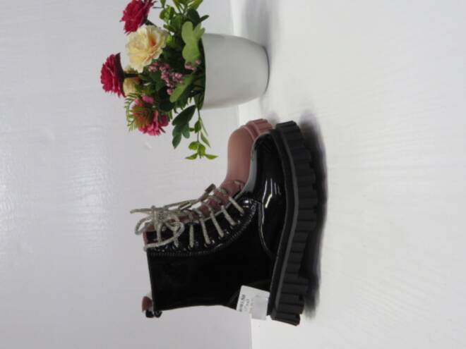 Botki Dziecięce Y-137 BLACK/PINK/BLACK V 25-30 1