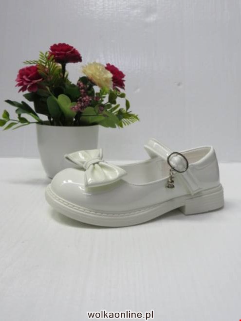 Baleriny Dziecięce DC107 WHITE 31-36