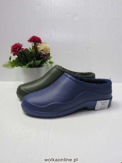 Klapki Damskie D55-1 NAVY/D.GREEN 37-41