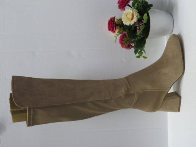 Kozaki Damskie 9329-01 KHAKI 36-41