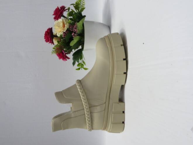 Botki Damskie 8572A BEIGE 36-41 1