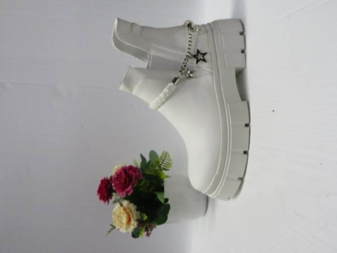 Botki Damskie 8572A WHITE 36-41