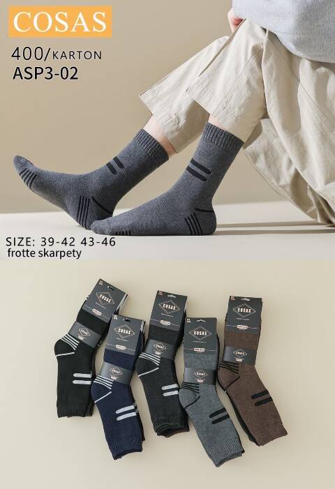 Skarpety męskie ASP3-02 Mix kolor 39-46 1