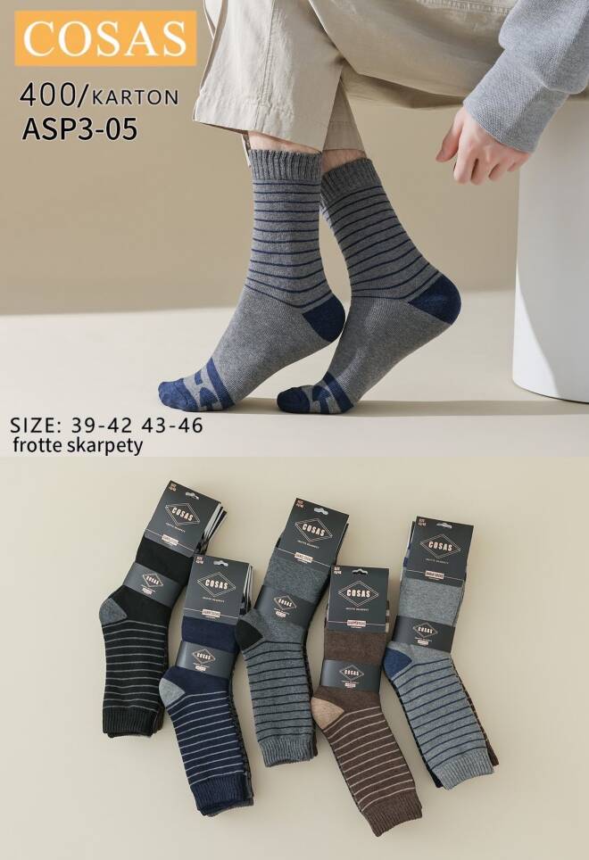 Skarpety męskie ASP3-05 Mix KOLOR  39-46