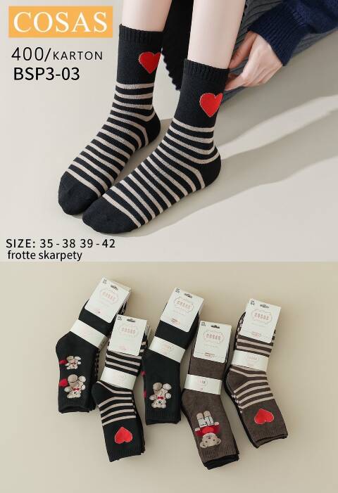 Skarpety damskie BSP3-03 Mix kolor 35-42 1