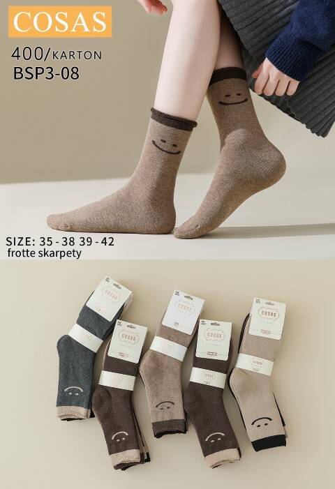 Skarpety damskie BSP3-08 Mix kolor 35-42 1