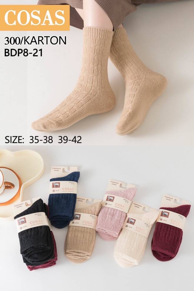 Skarpety damskie BDP8-21 Mix KOLOR  35-42