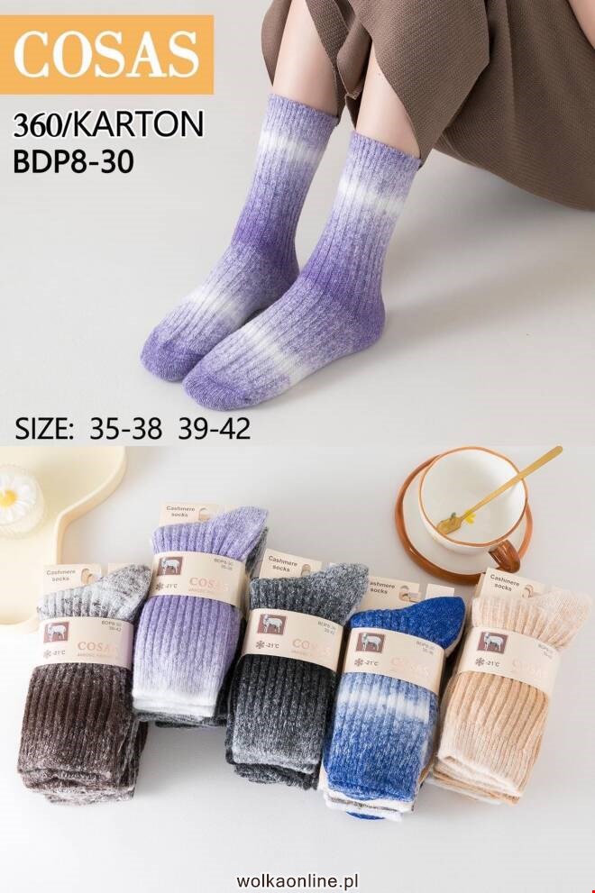 Skarpety damskie BDP8-30 Mix KOLOR  35-42