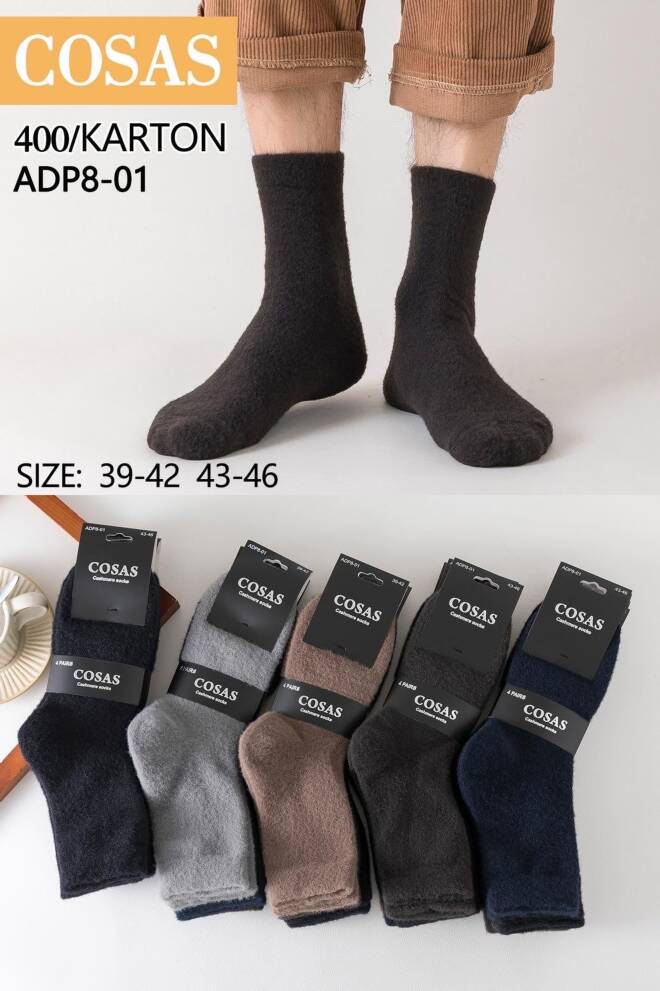 Skarpety męskie ADP8-01 Mix KOLOR  39-46 1