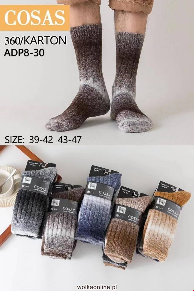 Skarpety męskie ADP8-30 Mix KOLOR  39-46