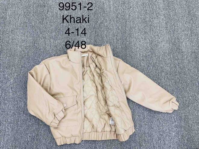 Kurtka zimowa dziewczęca 9951-2 1 kolor  4-14 1