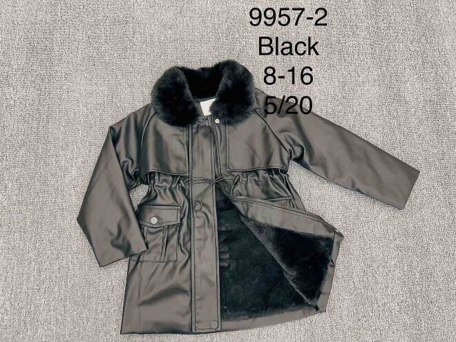Kurtka zimowa dziewczęca 9957-2 1 kolor  8-16 1
