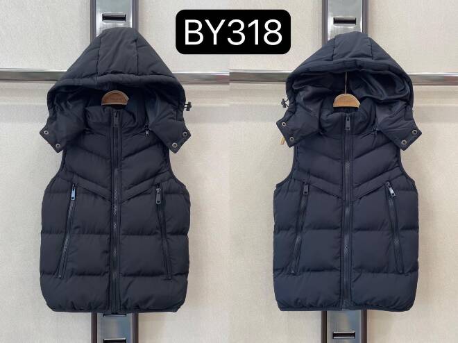 Kamizelka zimowa dziewczęca BY318 1 kolor  4-14 1