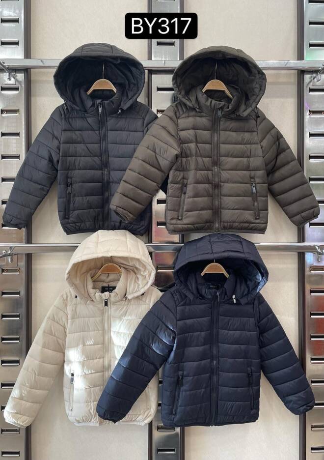 Kurtka  wiosena chłopięca  BY317 1 kolor  4-14