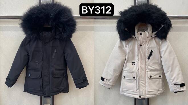 Kurtka zimowa chłopięca BY312 1 kolor  4-14 1