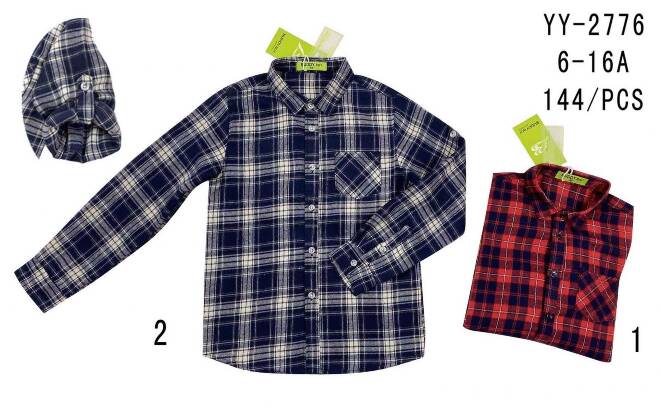 Koszula chłopięce YY-2776 Mix KOLOR  6-16 1