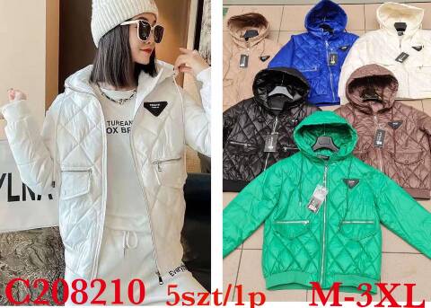 Kurtka zimowa damskie 8210 1 kolor M-3XL 1