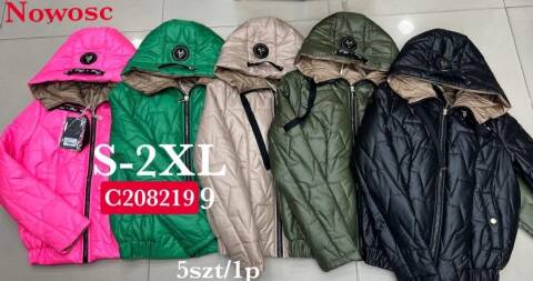 Kurtka zimowa damskie 8219 1 kolor S-2XL