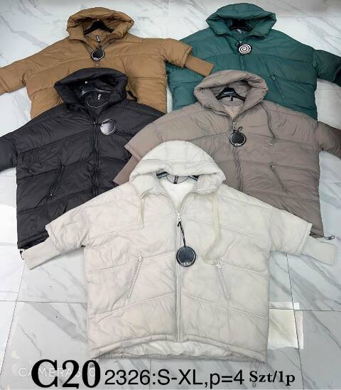 Kurtka zimowa damskie 2636 1 kolor S-XL