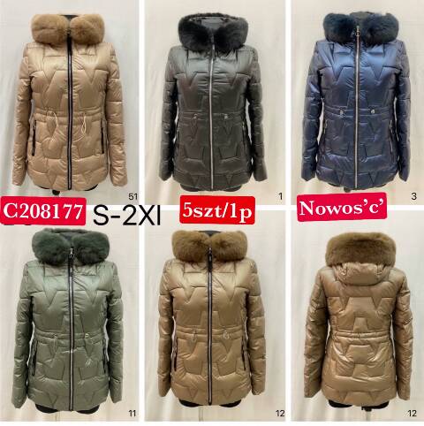 Kurtka zimowa damskie 8177 1 kolor S-2XL 1