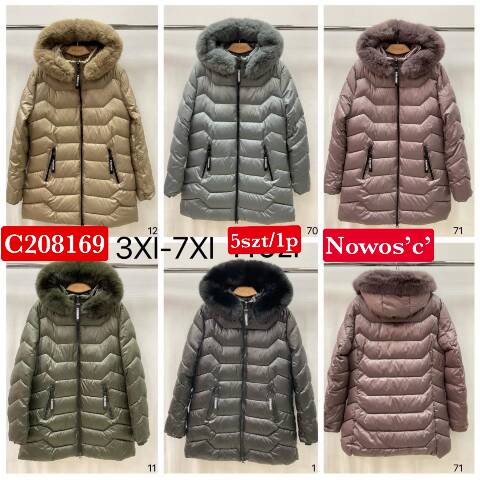 Kurtka zimowa damskie 8169 1 kolor 3XL-7XL 1