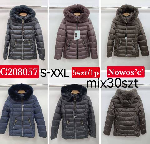 Kurtka zimowa damskie 8057 1 kolor S-2XL 1