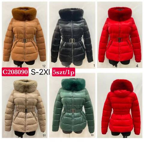 Kurtka zimowa damskie 8090 1 kolor S-2XL