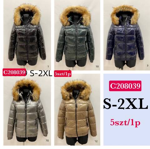 Kurtka zimowa damskie 8039 1 kolor S-2XL 1