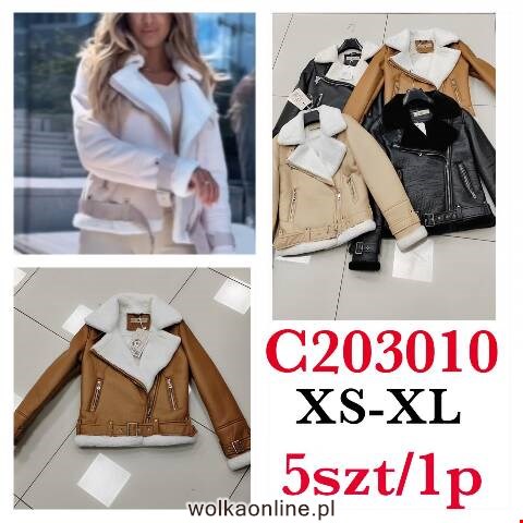 Płaszcze zimowe damskie 3010 1 kolor XS-XL