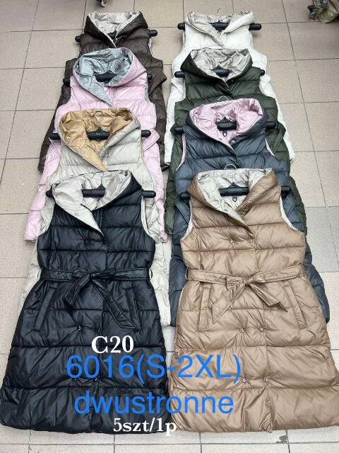 Kamizelka wiosenna damskie 6016 1 kolor S-2XL