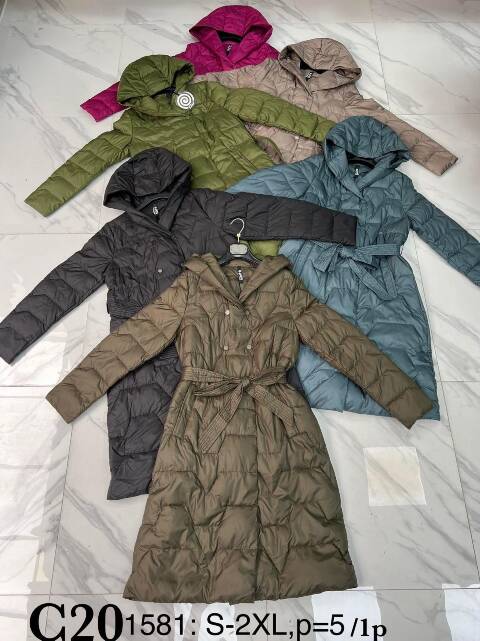 Płaszcze zimowe damskie 1581 1 kolor S-2XL 1