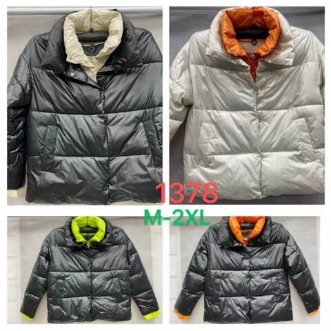 Kurtka zimowa damskie 1378 1 kolor M-2XL